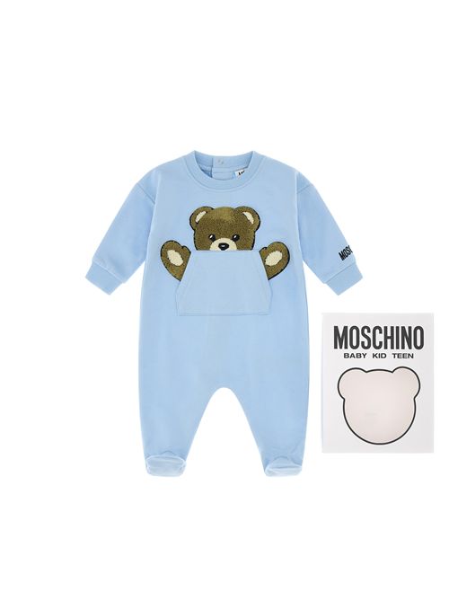 Tutina, neonato, logata. MOSCHINO | MUY09H LCA9340304